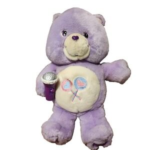 ☀️‎ Care Bears Share Bear 12" Jokes Giggles Talking 2004 Tested works